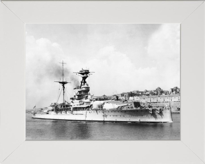 HMS Ramillies 07 Revenge Class Battleship Underway Photo Print