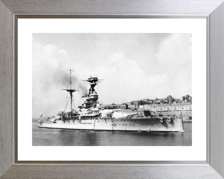 HMS Ramillies 07 Revenge Class Battleship Underway Photo Print