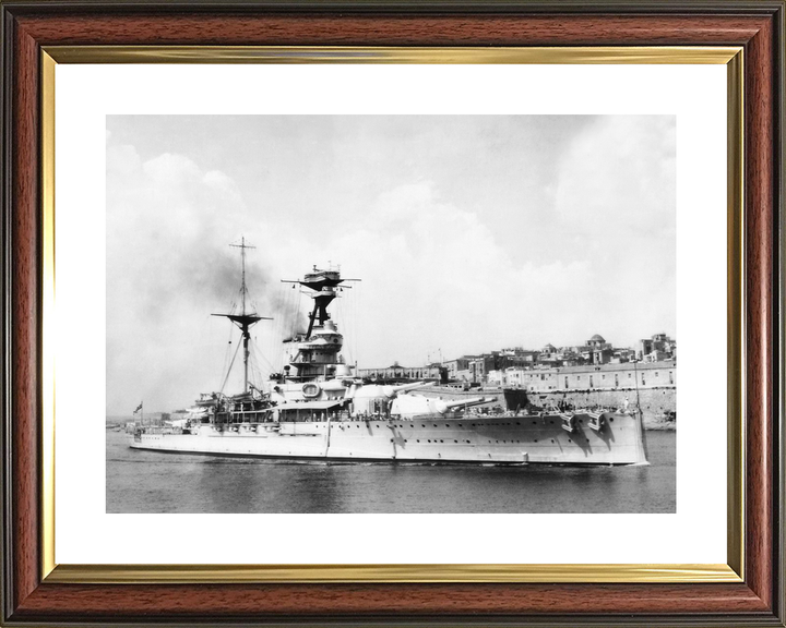 HMS Ramillies 07 Revenge Class Battleship Underway Photo Print