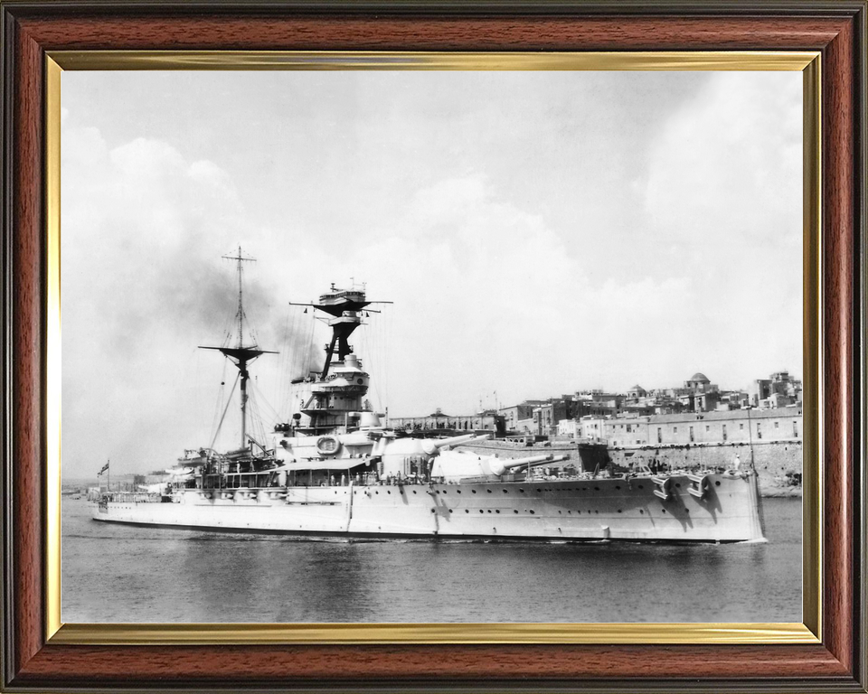 HMS Ramillies 07 Revenge Class Battleship Underway Photo Print