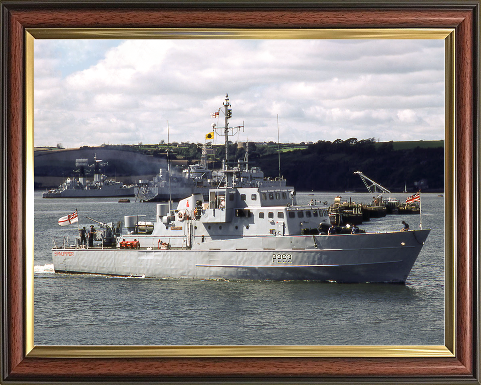 HMS Sandpiper P263 Bird Class Patrol Vessel August 1980 Photo Print - Posters, Prints, & Visual Artwork - by Hampshire Prints (image 9 of 9)