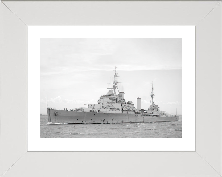 HMS Gambia (48) Royal Navy Fiji Class Light Cruiser Port Side View Photo Print Wall Art Decor - Posters, Prints, & Visual Artwork - by Hampshire Prints (image 4 of 9)