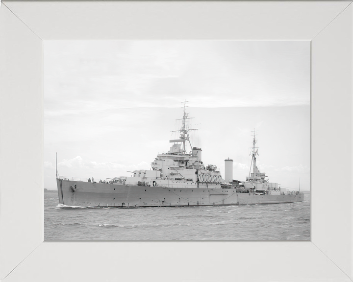 HMS Gambia (48) Royal Navy Fiji Class Light Cruiser Port Side View Photo Print Wall Art Decor - Posters, Prints, & Visual Artwork - by Hampshire Prints (image 5 of 9)