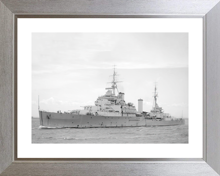 HMS Gambia (48) Royal Navy Fiji Class Light Cruiser Port Side View Photo Print Wall Art Decor - Posters, Prints, & Visual Artwork - by Hampshire Prints (image 6 of 9)