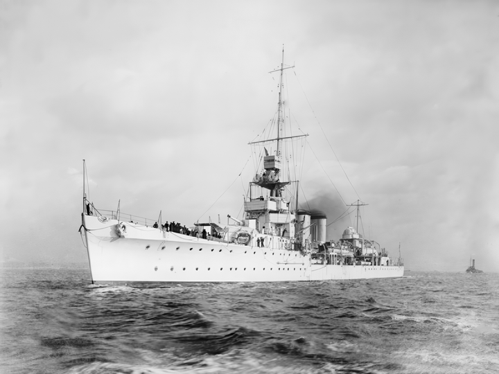 HMS Cairo (D87) Royal Navy C Class Light Cruiser Port Side View Photo Print Wall Art Naval Decor Posters, Prints, & Visual Artwork Hampshire Prints 6 x 4 No Frame No
