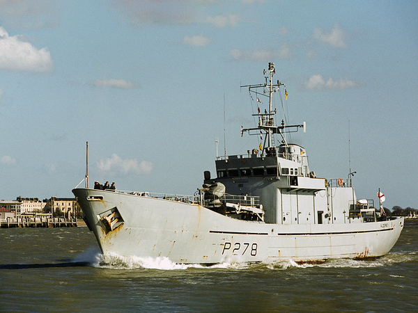 HMS Alderney P278 Island Class Patrol Vessel May 1996