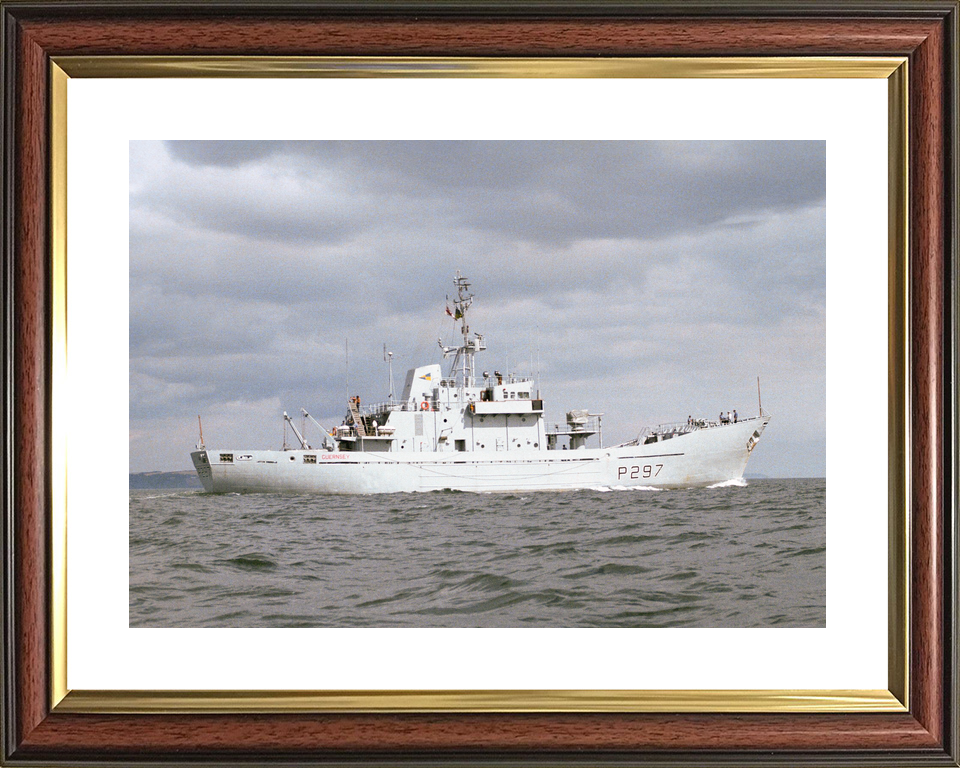 HMS Guernsey (P297) Royal Navy Island Class Patrol Vessel Starboard Beam View Photo Print Wall Art Decor - Posters, Prints, & Visual Artwork - by Hampshire Prints (image 8 of 9)