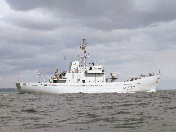 HMS Guernsey P297 Island Class Patrol Vessel September 2000