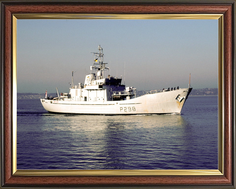 HMS Shetland P298 Island Class Patrol Vessel October 1990 Photo Print - Posters, Prints, & Visual Artwork - by Hampshire Prints (image 9 of 9)
