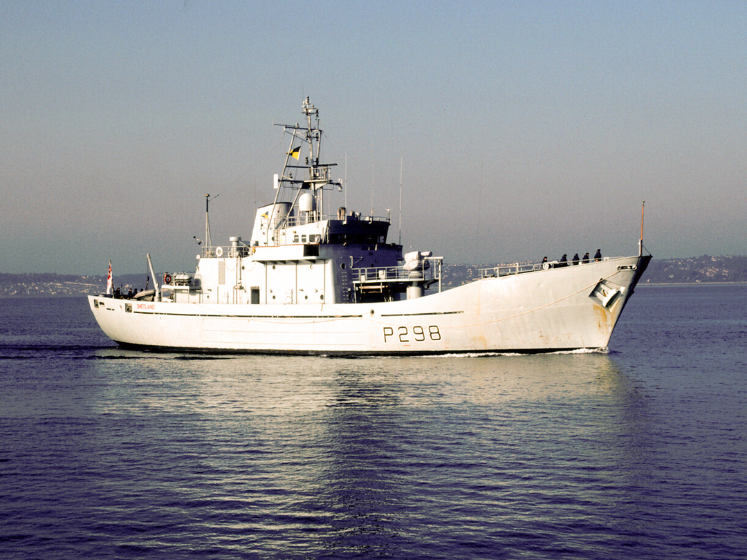 HMS Shetland P298 Island Class Patrol Vessel October 1990 Photo Print - Posters, Prints, & Visual Artwork - by Hampshire Prints (image 1 of 9)