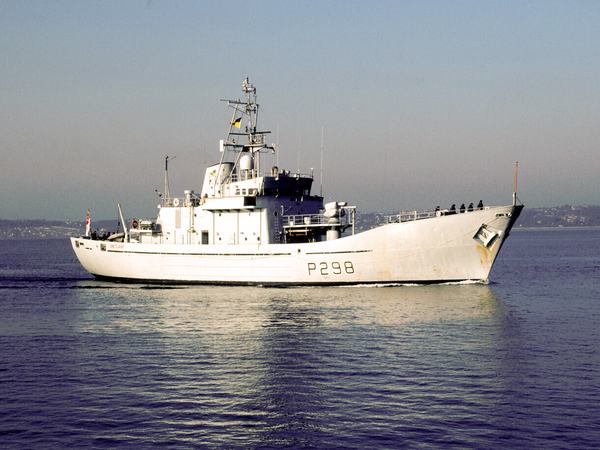 HMS Shetland P298 Island Class Patrol Vessel October 1990