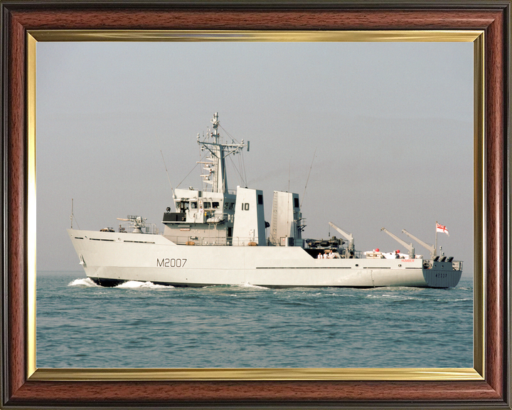 HMS Humber (M2007) Royal Navy River Class Minesweeper Port Side View Photo Print Wall Art Decor - Posters, Prints, & Visual Artwork - by Hampshire Prints (image 9 of 9)