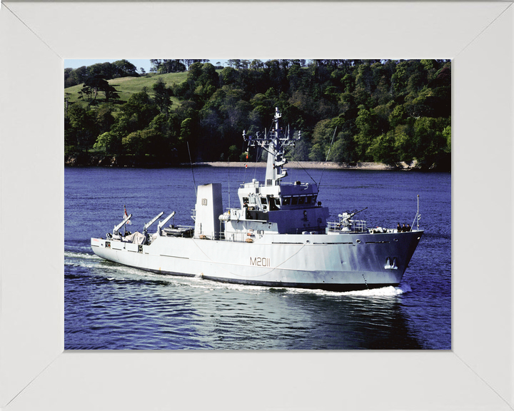 HMS Orwell M2011 River Class Minesweeper May 1990 Starboard Side View Photo Print - Posters, Prints, & Visual Artwork - by Hampshire Prints (image 5 of 9)