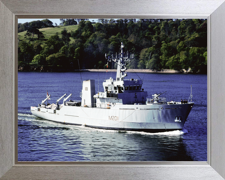 HMS Orwell M2011 River Class Minesweeper May 1990 Starboard Side View Photo Print - Posters, Prints, & Visual Artwork - by Hampshire Prints (image 7 of 9)