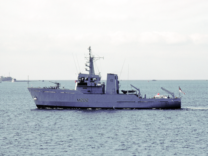 HMS Ribble M2012 River Class Minesweeper June 1989 Photo Print - Posters, Prints, & Visual Artwork - by Hampshire Prints (image 1 of 9)