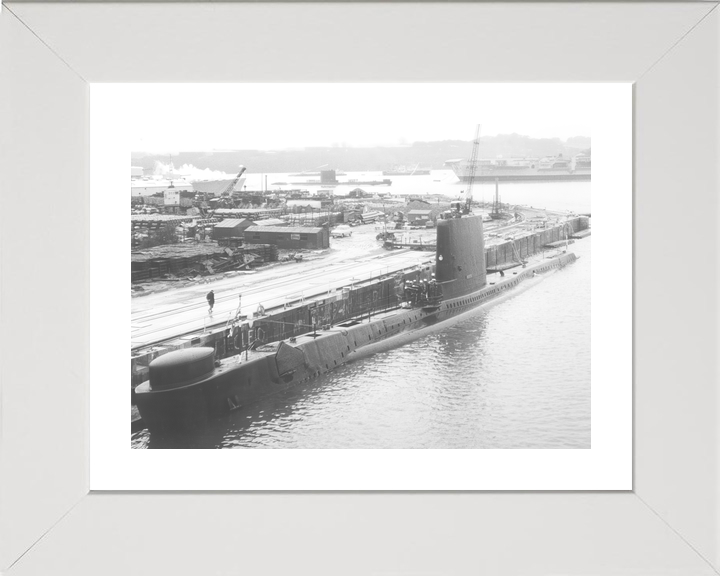 HMS Andrew P423 Amphion Class Submarine Alongside