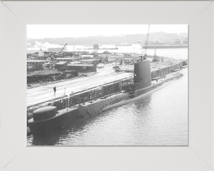 HMS Andrew P423 Amphion Class Submarine Alongside