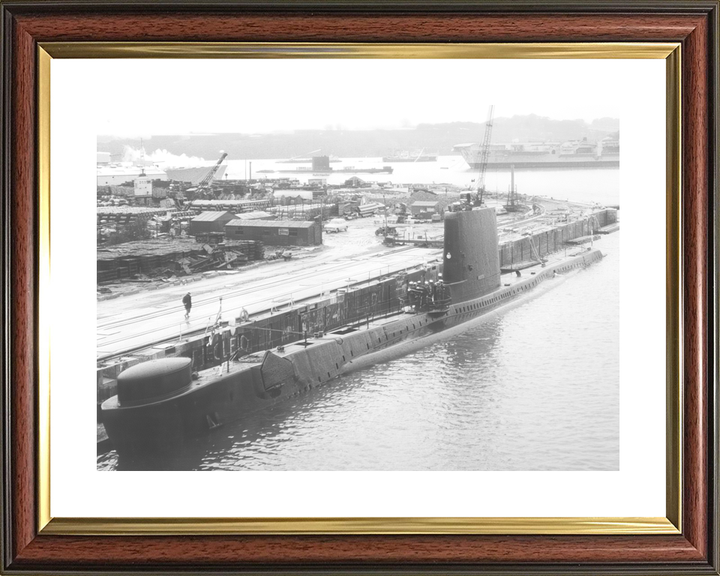 HMS Andrew P423 Amphion Class Submarine Alongside