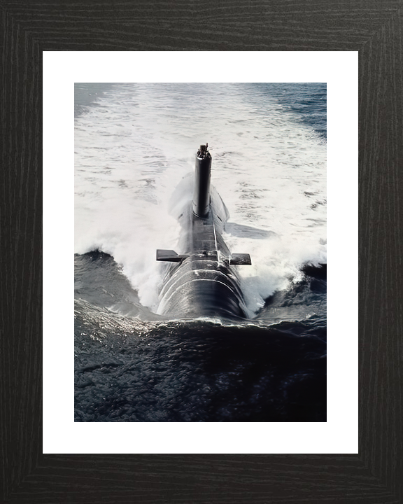 HMS Conqueror S48 Churchill Class Submarine Bow View