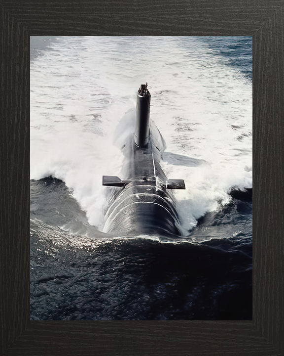 HMS Conqueror S48 Churchill Class Submarine Bow View