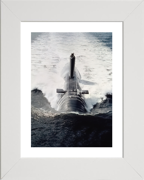 HMS Conqueror S48 Churchill Class Submarine Bow View