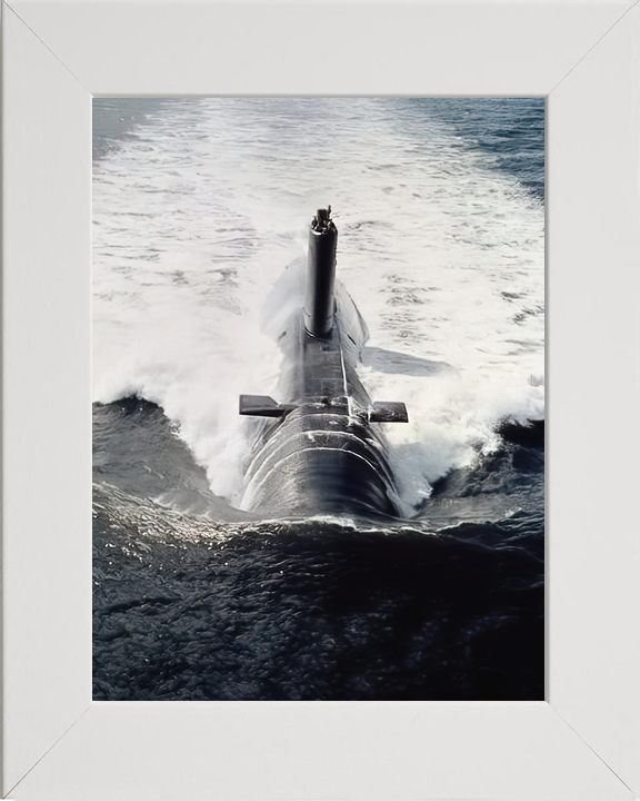 HMS Conqueror S48 Churchill Class Submarine Bow View
