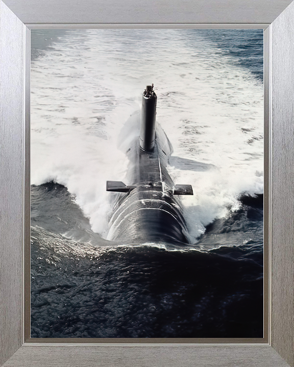 HMS Conqueror S48 Churchill Class Submarine Bow View