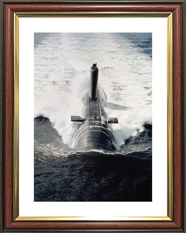 HMS Conqueror S48 Churchill Class Submarine Bow View