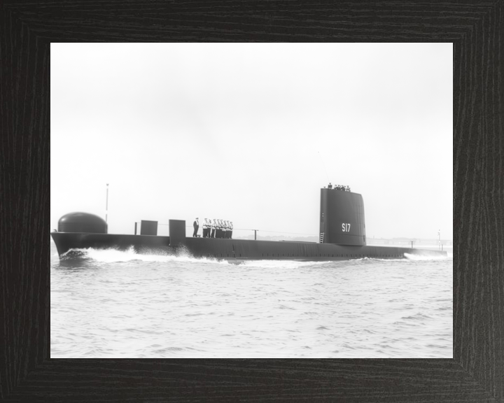 HMS Ocelot S17 Oberon Class Submarine Port Side