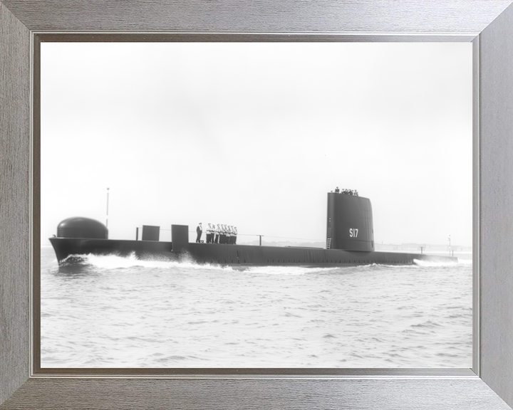 HMS Ocelot S17 Oberon Class Submarine Port Side