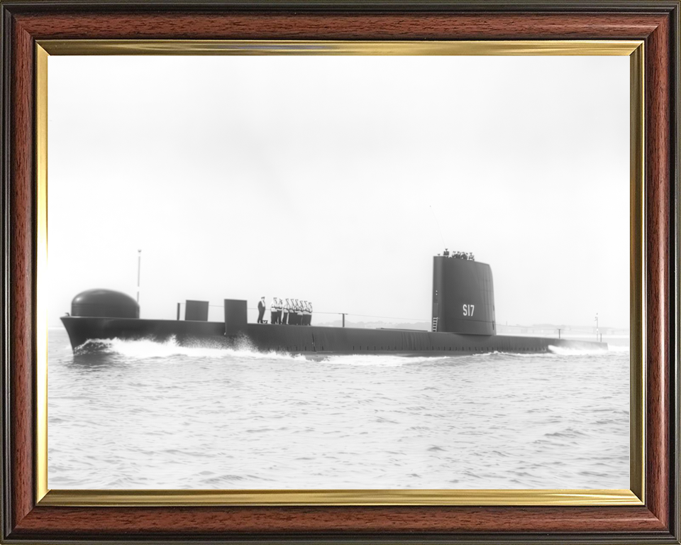 HMS Ocelot S17 Oberon Class Submarine Port Side