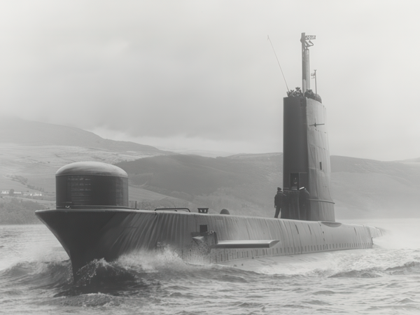 HMS Ocelot S17 Oberon Class Submarine Scotland