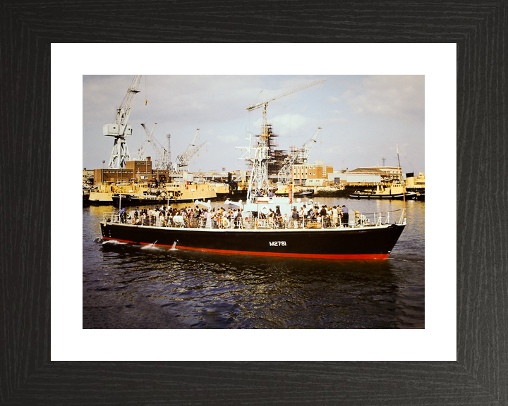 HMS Portisham M2781 Ham Class Minesweeper August 1980 Photo Print - Posters, Prints, & Visual Artwork - by Hampshire Prints (image 2 of 9)