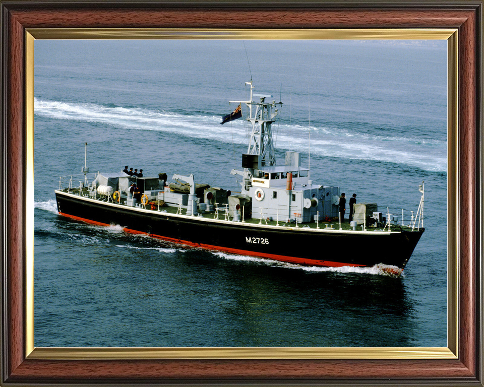 HMS Shipham M2726 Ham Class Minesweeper July 1984 Photo Print - Posters, Prints, & Visual Artwork - by Hampshire Prints (image 9 of 9)
