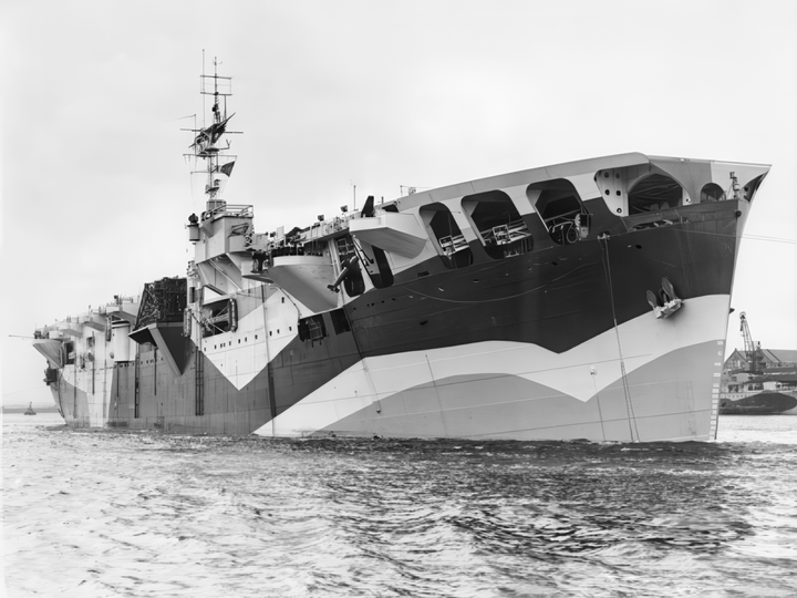 HMS Pretoria Castle F61 Cruiser August 1943 Photo Print - Posters, Prints, & Visual Artwork - by Hampshire Prints (image 1 of 9)