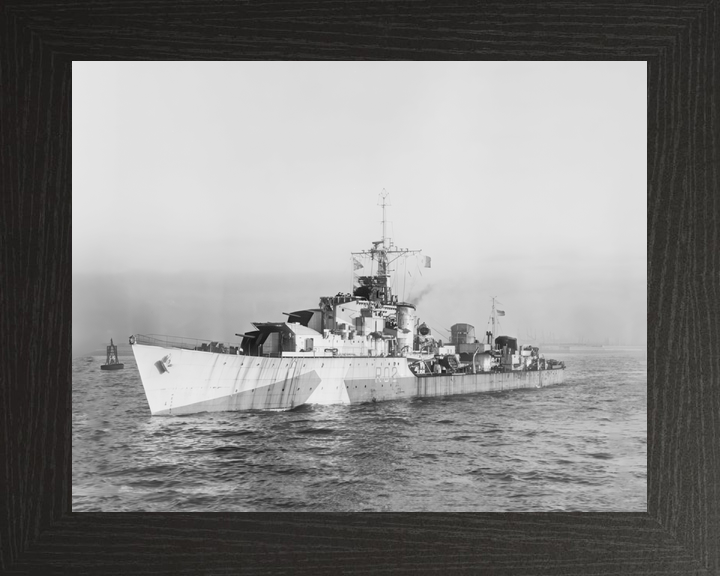 HMS Zest R02 Z Class Destroyer December 1944 Photo Print - Posters, Prints, & Visual Artwork - by Hampshire Prints (image 3 of 9)