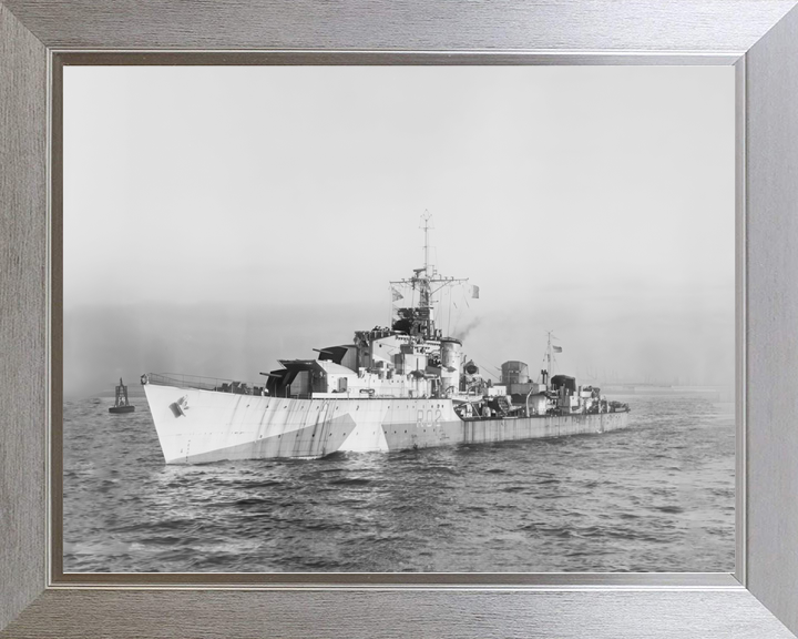 HMS Zest R02 Z Class Destroyer December 1944 Photo Print - Posters, Prints, & Visual Artwork - by Hampshire Prints (image 7 of 9)