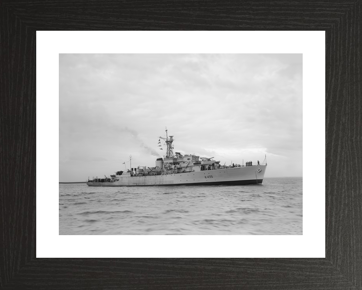 HMS Enard Bay (K435) Royal Navy Bay Class Frigate Starboard Side View Photo Print Wall Art Decor - Posters, Prints, & Visual Artwork - by Hampshire Prints (image 2 of 9)