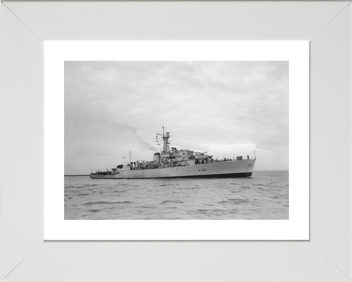 HMS Enard Bay (K435) Royal Navy Bay Class Frigate Starboard Side View Photo Print Wall Art Decor - Posters, Prints, & Visual Artwork - by Hampshire Prints (image 4 of 9)