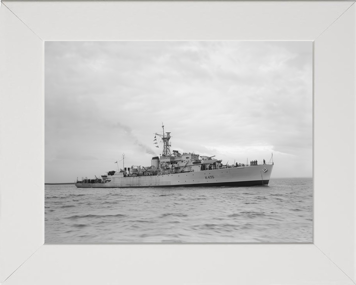HMS Enard Bay (K435) Royal Navy Bay Class Frigate Starboard Side View Photo Print Wall Art Decor - Posters, Prints, & Visual Artwork - by Hampshire Prints (image 5 of 9)