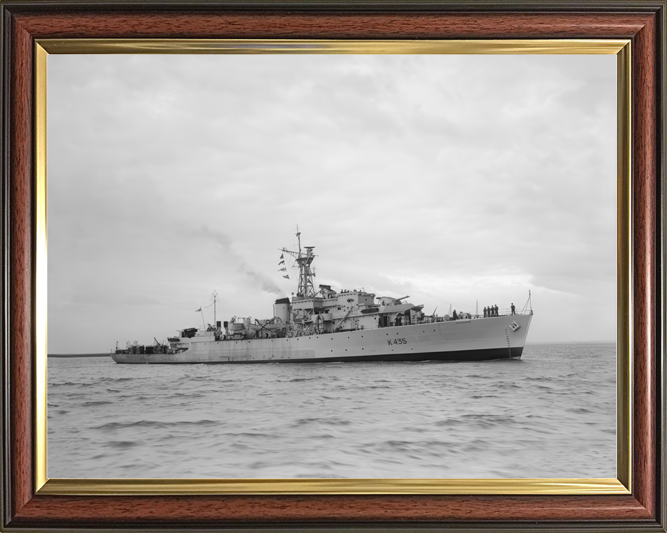 HMS Enard Bay (K435) Royal Navy Bay Class Frigate Starboard Side View Photo Print Wall Art Decor - Posters, Prints, & Visual Artwork - by Hampshire Prints (image 9 of 9)