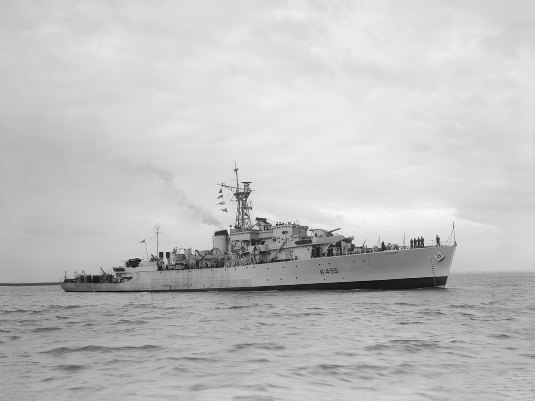 HMS Enard Bay (K435) Royal Navy Bay Class Frigate Starboard Side View Photo Print Wall Art Decor - Posters, Prints, & Visual Artwork - by Hampshire Prints (image 1 of 9)