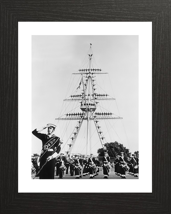 HMS Ganges Mast Manning 1960s Photo Print - Posters, Prints, & Visual Artwork - by Hampshire Prints (image 2 of 9)
