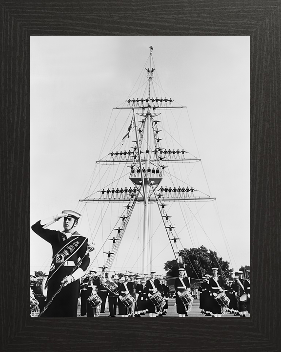 HMS Ganges Mast Manning 1960s Photo Print - Posters, Prints, & Visual Artwork - by Hampshire Prints (image 3 of 9)