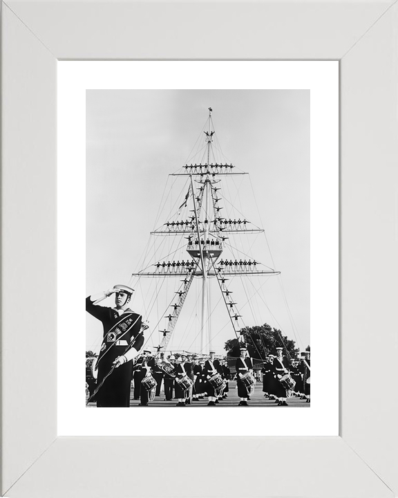 HMS Ganges Mast Manning 1960s Photo Print - Posters, Prints, & Visual Artwork - by Hampshire Prints (image 4 of 9)