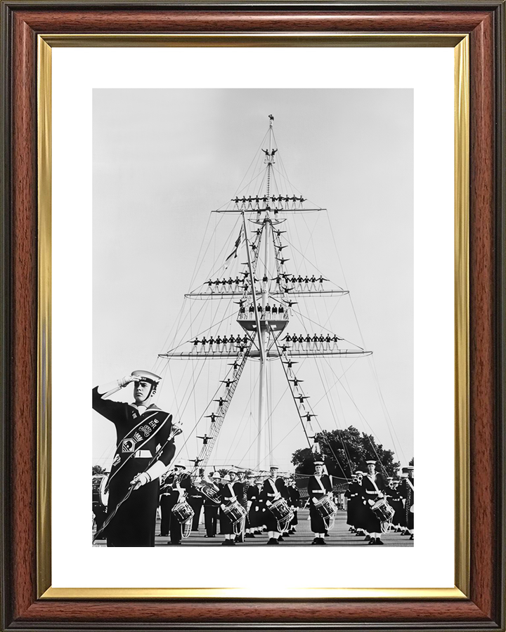HMS Ganges Mast Manning 1960s Photo Print - Posters, Prints, & Visual Artwork - by Hampshire Prints (image 8 of 9)