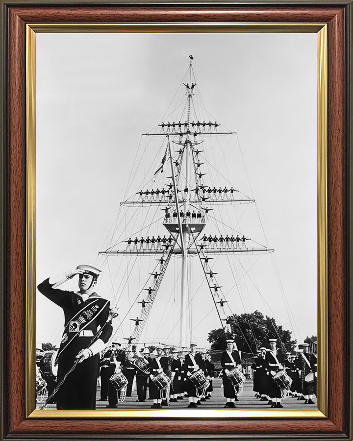 HMS Ganges Mast Manning 1960s Photo Print - Posters, Prints, & Visual Artwork - by Hampshire Prints (image 9 of 9)