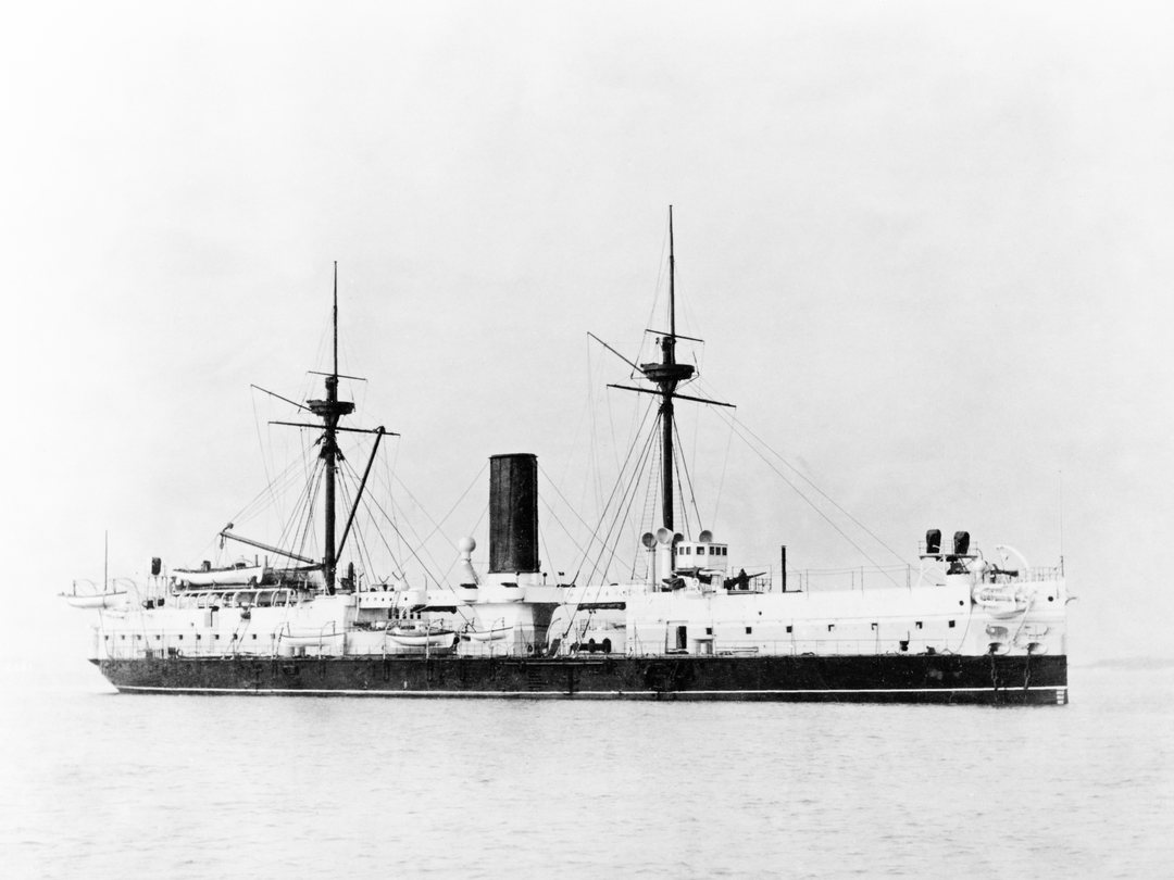 HMS Edinburgh (1882) Royal Navy Colossus Class Battleship Starboard Side Photo Print Wall Art Decor Posters, Prints, & Visual Artwork Hampshire Prints 6 x 4 No Frame No