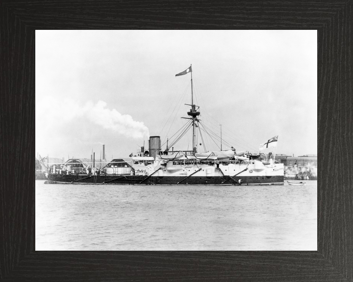 HMS Hero (1858) Royal Navy Conqueror Class Battleship Starboard View Photo Print Wall Art Decor - Posters, Prints, & Visual Artwork - by Hampshire Prints (image 3 of 9)