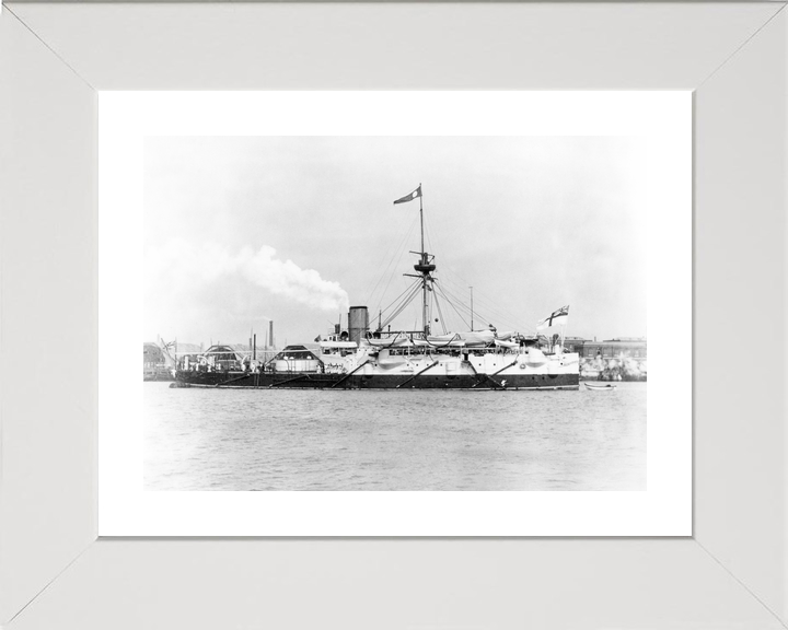 HMS Hero (1858) Royal Navy Conqueror Class Battleship Starboard View Photo Print Wall Art Decor - Posters, Prints, & Visual Artwork - by Hampshire Prints (image 4 of 9)